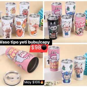 Vaso tipo yeti bubu capy 