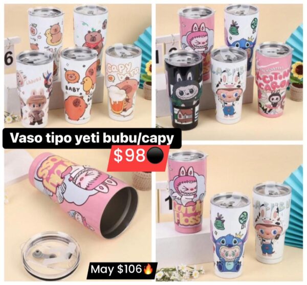 Vaso tipo yeti bubu capy 