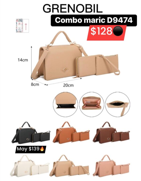 Combo Mariconera d9474 