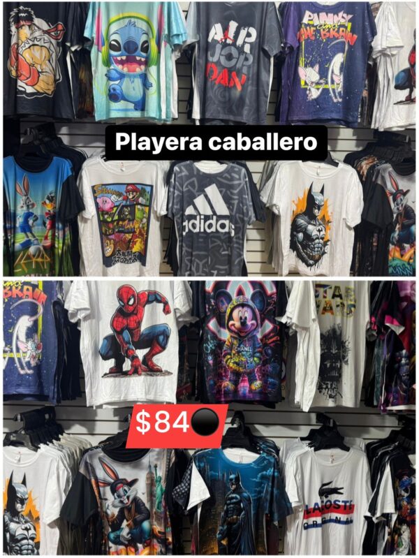Playera caballero