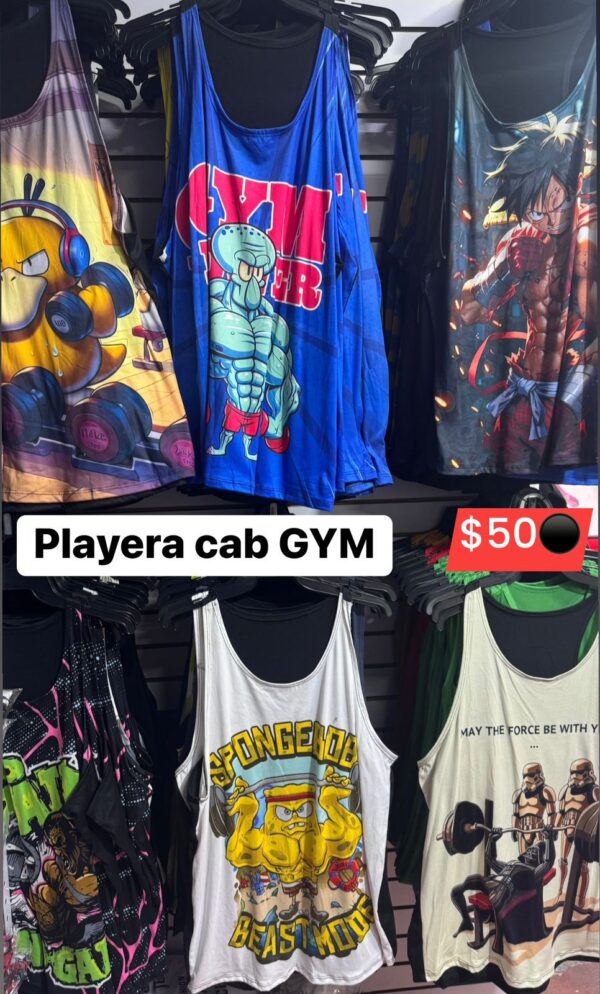 Playera caballero gym