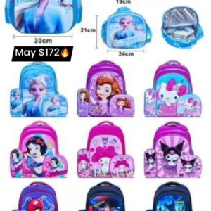 Mochila 3p personajes sm0110