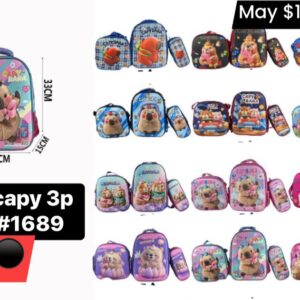 Mochila capy 3p con luz 1689