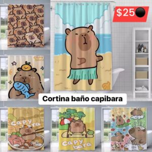 Cortina baño capibara