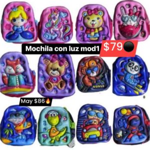Mochila con luz mod2