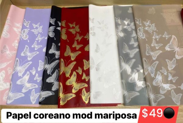 Papel coreano mariposa