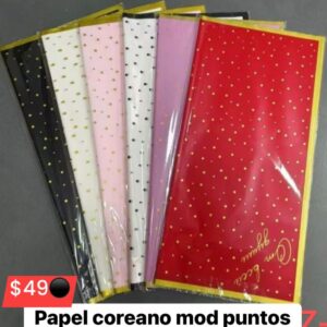 Papel coreano puntos