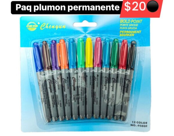Paq plumón permanente