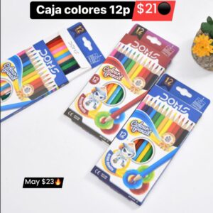 Caja colores 12 p 