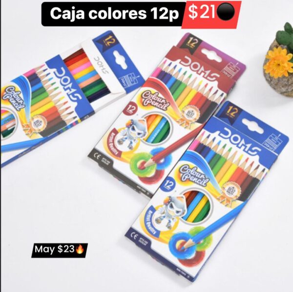 Caja colores 12 p 