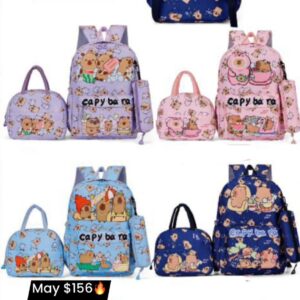 Mochila 3 o capibara ll8865