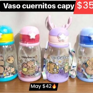 Vaso cuernitos capy 
