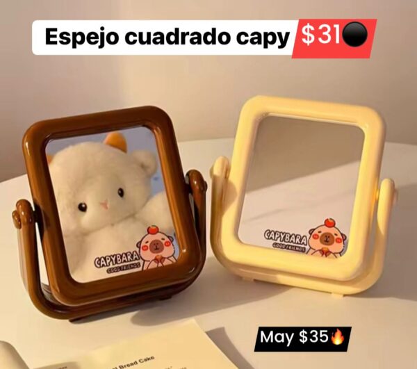 Espejo cuadrado capy 
