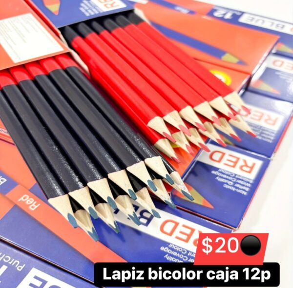 Lápiz bicolor 12p 