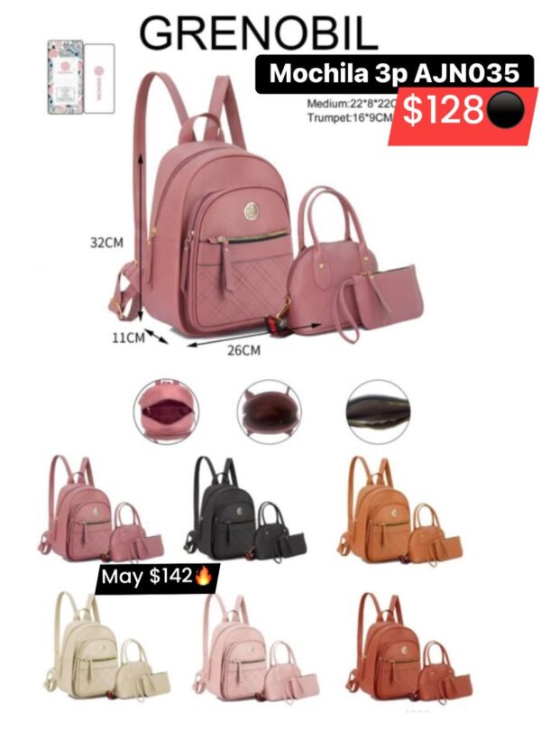 Mochila 3p ajn035 