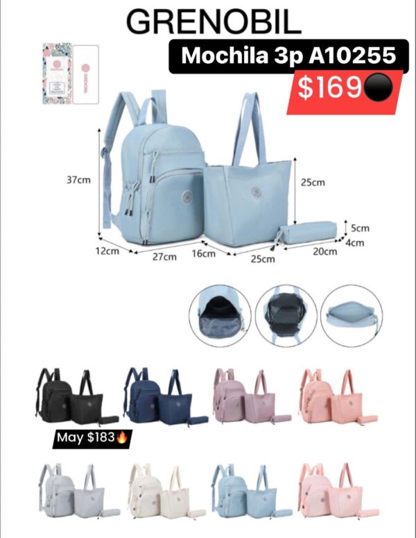 Mochila 3p a10255 