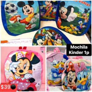 Mochila kinder 1p
