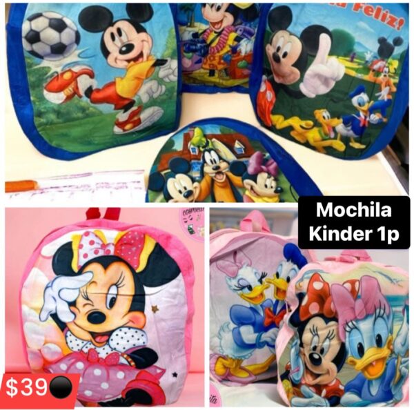 Mochila kinder 1p
