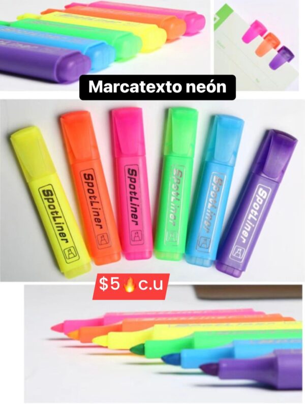 Marca texto neón