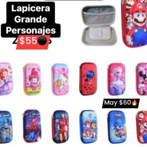 Lapicera grande personajes 