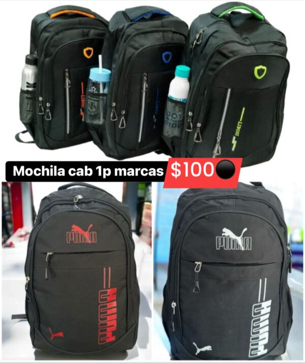 Mochila cab 1p marcas 