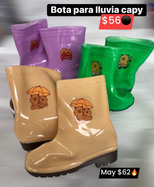 Bota para lluvia capy 