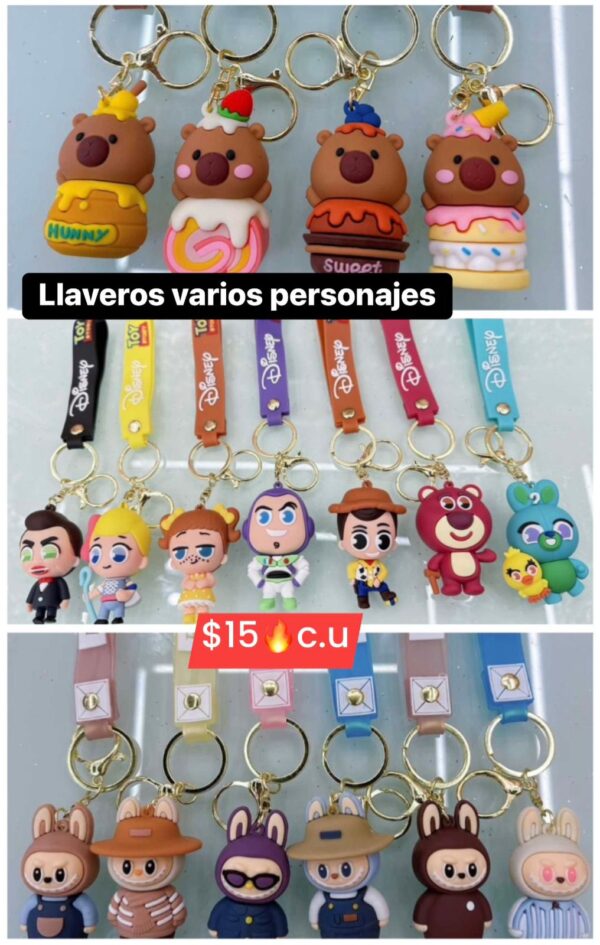 Llaveros varios