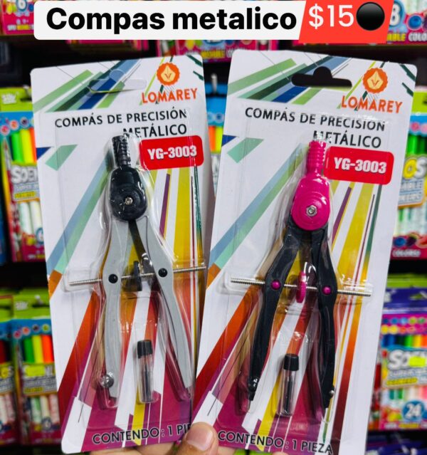 Compás metálico