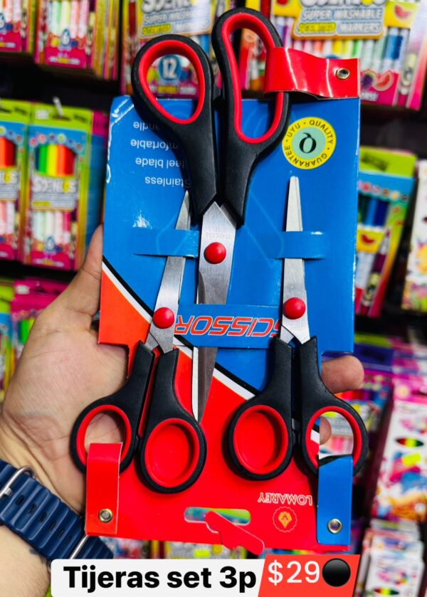 Tijeras set 3p
