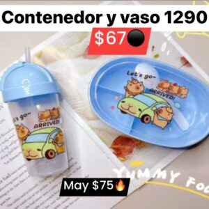 Contenedor y vaso 1290
