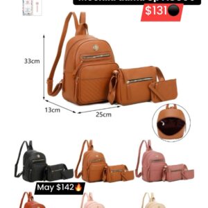 Mochila dama 3p A8360