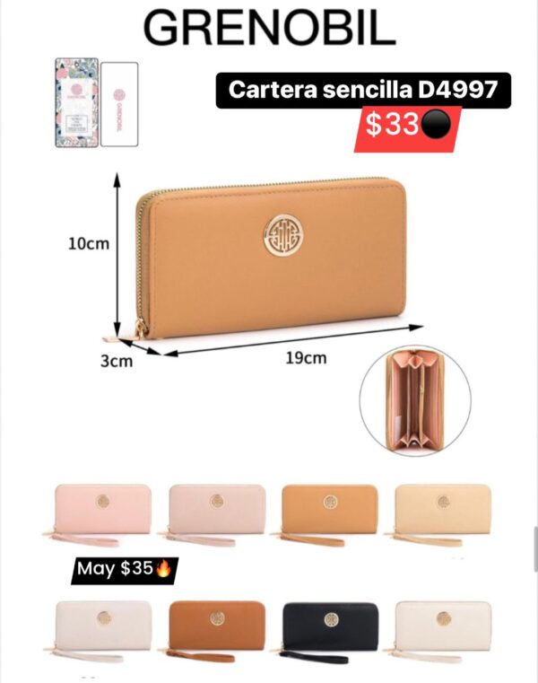 Cartera sencilla D4997 