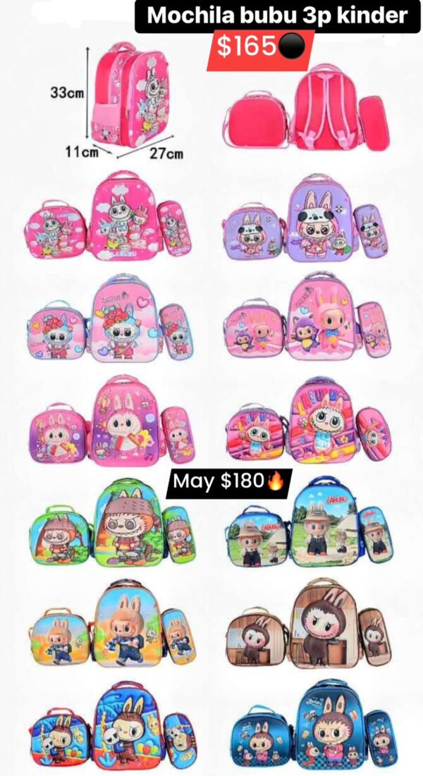 Mochila 3p kinder