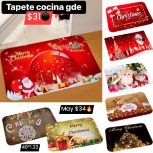 Tapete cocina gde navidad 
