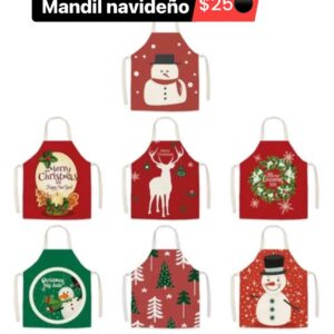 Mandil navideño 