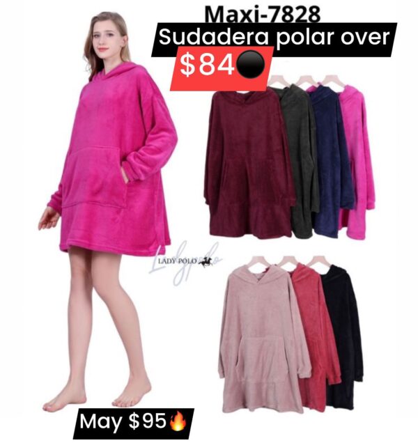 Sudadera polar over 