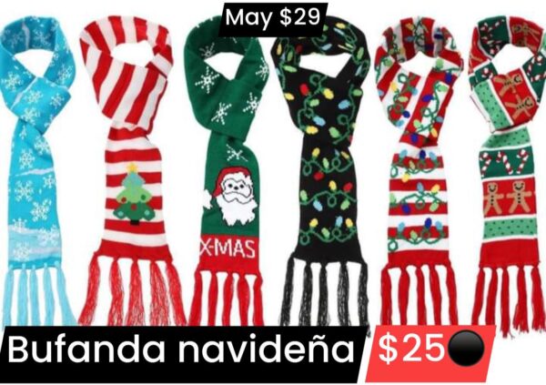 Bufanda navideña 