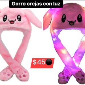 Gorro orejas luz 