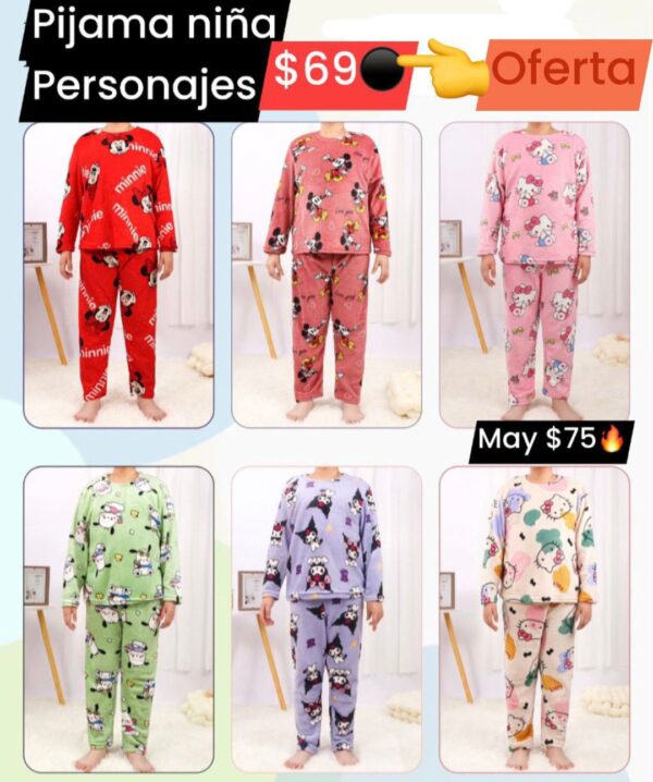 Pijama niña personajes 
