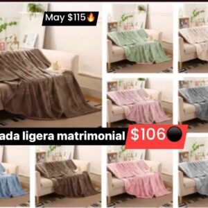 Frazada ligera matrimonial 
