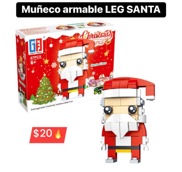 Muñeco armable lego Santa 