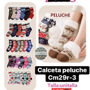 Calceta peluche cm29r