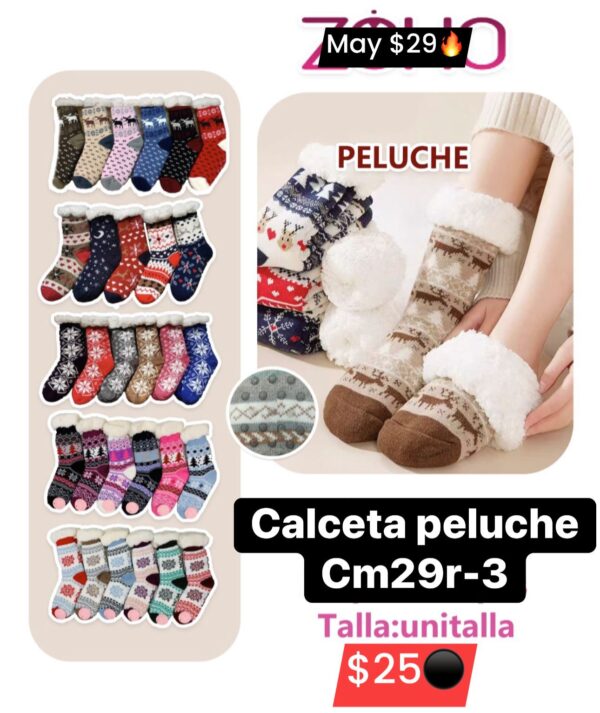 Calceta peluche cm29r
