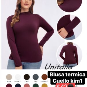 Blusa termica cuello kim