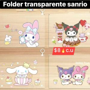 Folder transparente 
