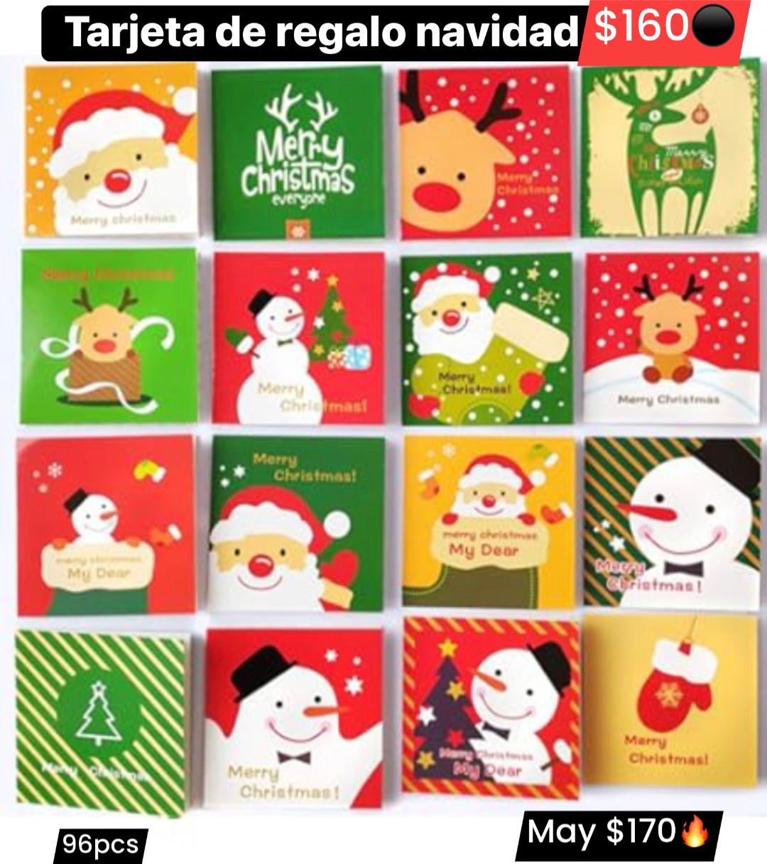 Tarjeta de regalo navidad