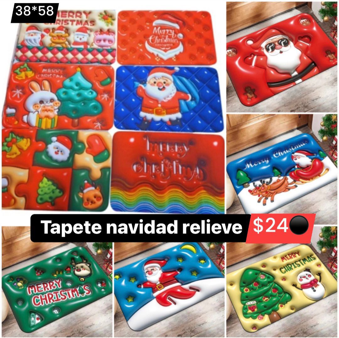 Tapete navidad relieve