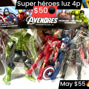 Súper héroe luz 4p