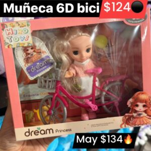 Muñeca 6d bici