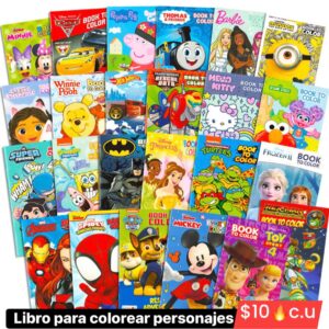 Libro para colorear personajes